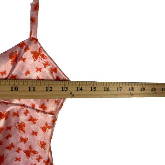 Urban Outfitters NWT Women's Size Medium Butterfly Slip Mini Dress - Picture 9 of 10